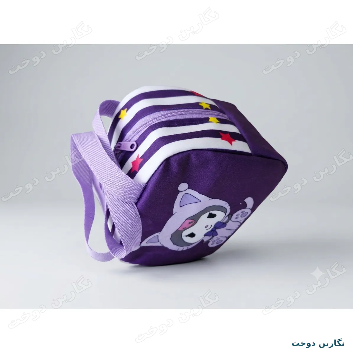 کیف ظرف غذا فانتزی طرح کرومی | تمام مخمل، عایق‌دار و جادار